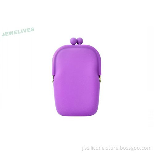 Silicone Coin Bag In Luggage In Candy Color 